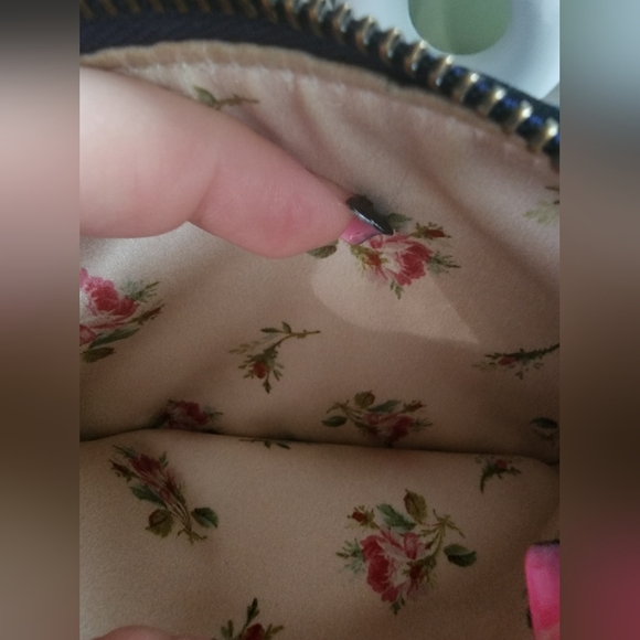 Gucci Marmont Denim Pouch Crossbody Bag Pearl GG Logo - Picture 11 of 13